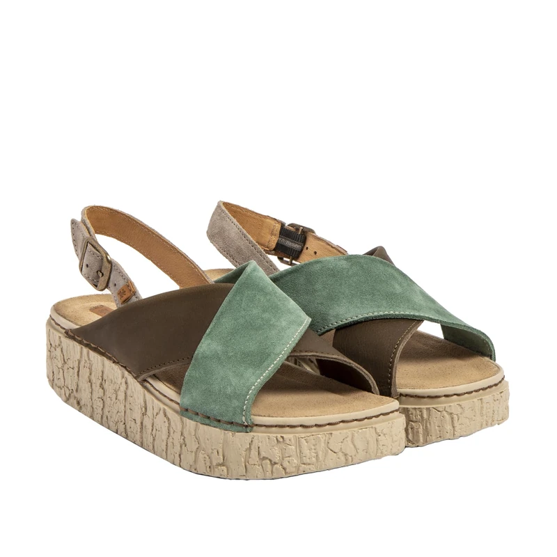 El Naturalista Women's N5972 Shinrin Sandal, Multi Forest, 5 UK