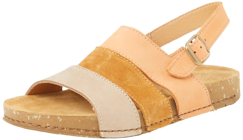 El Naturalista Women's N5798 Balance Sandal, Multi Peach, 5 UK