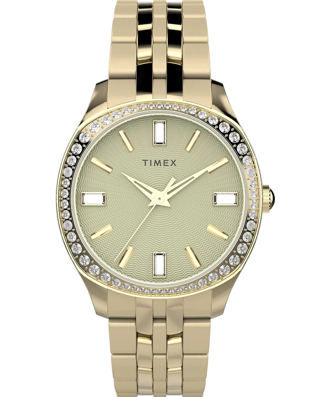Timex Women's Trend 36 mm Watch - Gold-Tone Stainless Steel Bracelet Gold-Tone Dial Gold-Tone Case TW2W17600