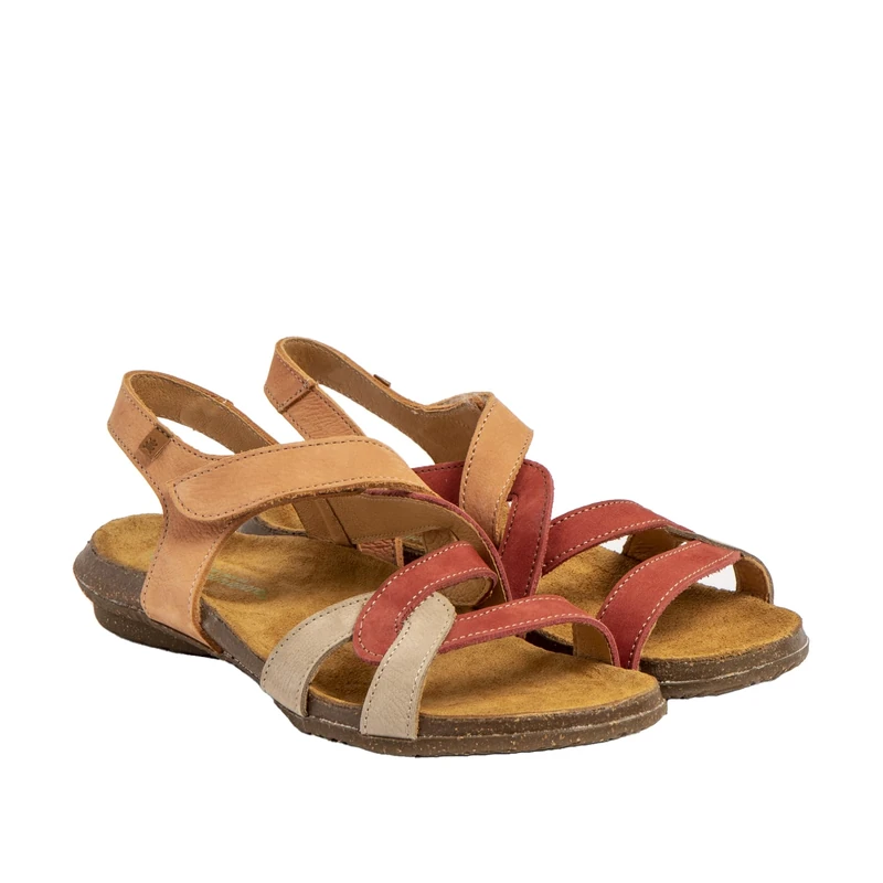 El Naturalista N5079s Wakataua, Women's Sandal, Multi Peach, 5 UK