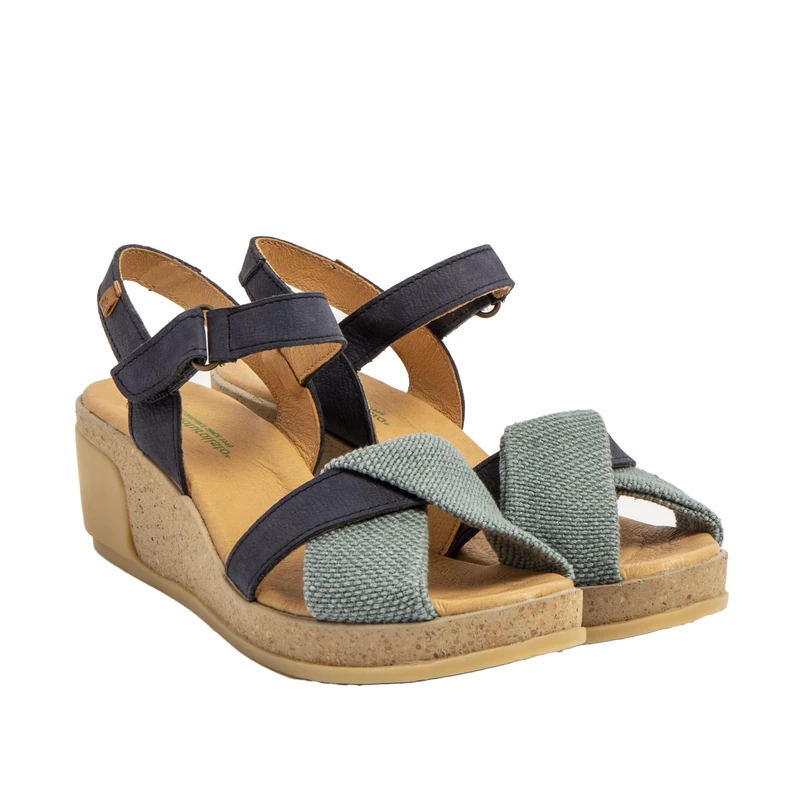 El Naturalista N5038 Leaves, Women's Sandal, Ocean, 5.5 UK