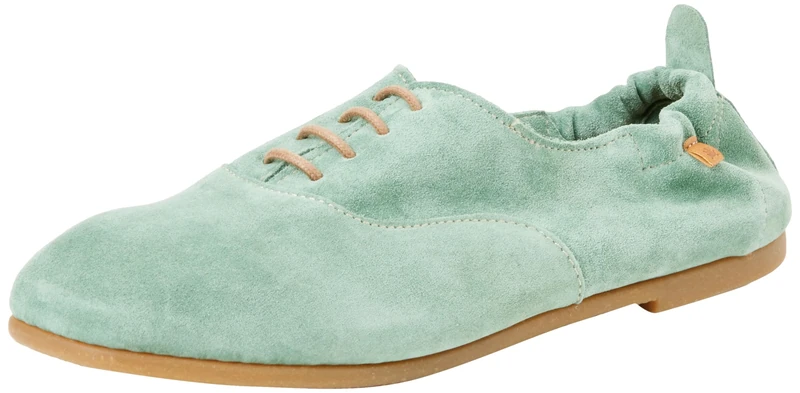 El Naturalista Women's N5537 Crochet Moccasin, Jade Green, 4.5 UK