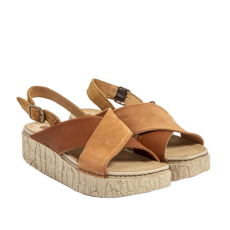 El Naturalista Women's N5972 Shinrin Sandal, Multi Toffee, 7 UK