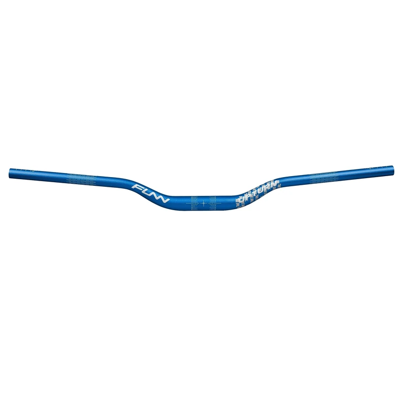 Funn Upturn High-Rise Mountain Bike Handlebar with Bar Clamp 31.8mm and Width 785mm, Durable and Lightweight Alloy Riser Handlebar for MTB and BMX Bike, Rise 40mm MTB Handlebar (Blue)