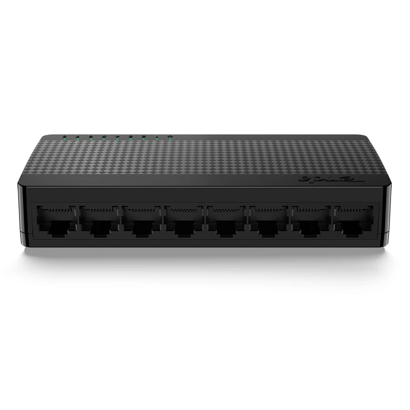 Tenda SG108, 8 Port Gigabit Switch, Unmanaged Home Ethernet Switch, Office Ethernet Splitter, Plug & Play, Plastic Case, Desktop/ Wall-Mount, Fanless Quiet, Limited Lifetime Protection