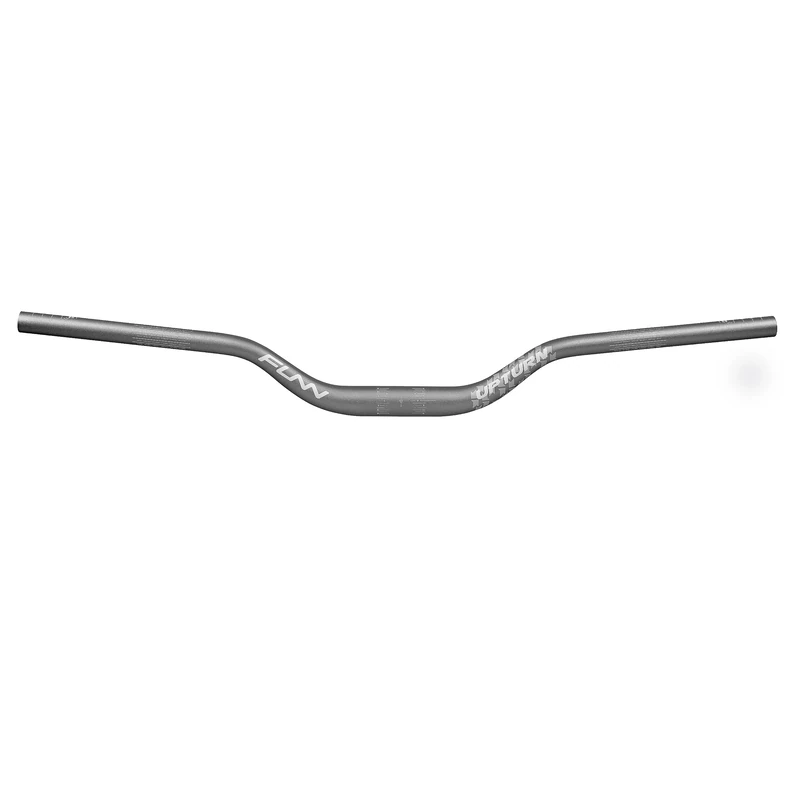 Funn Upturn High-Rise Mountain Bike Handlebar with Bar Clamp 31.8mm and Width 785mm, Durable and Lightweight Alloy Riser Handlebar for MTB and BMX Bike, Rise 55mm MTB Handlebar (Gray)