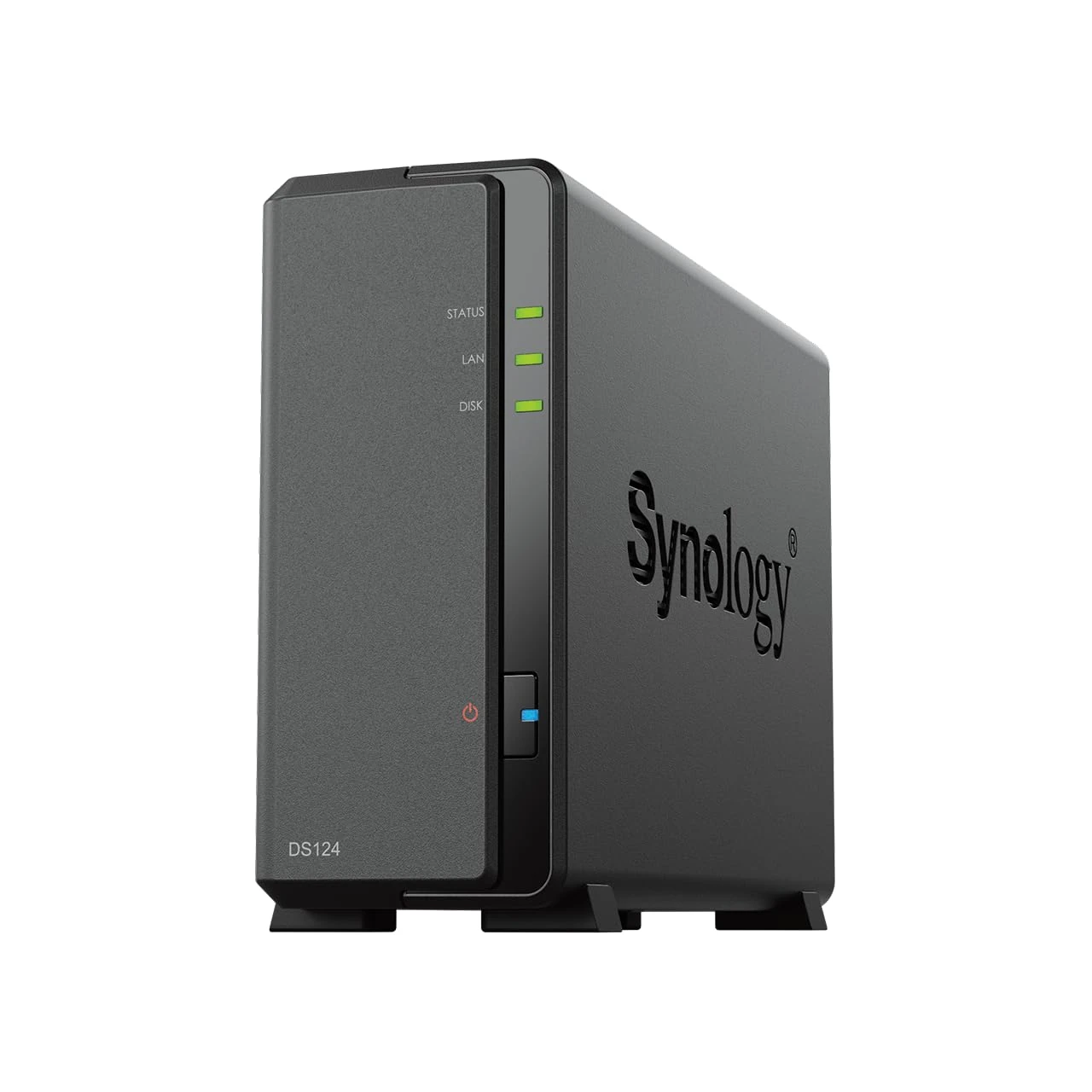 Synology DS124 12TB 1 Bay NAS Solution installed with 1 x 12TB HAT3300 Drives
