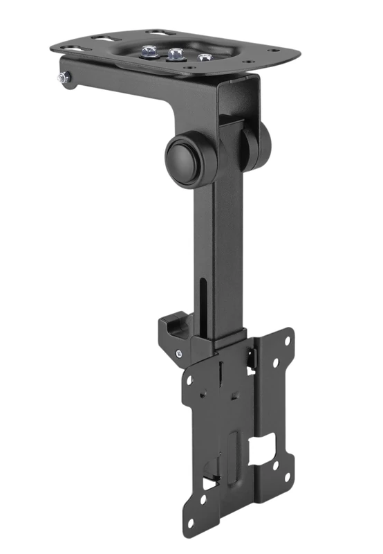 RICOO Monitor Ceiling Mount D0411, Adjustable Monitor Arm for 13"-27" Screens with max. VESA 100x100, Swivel, Tilt, Extendable, Max. Load 20 kg