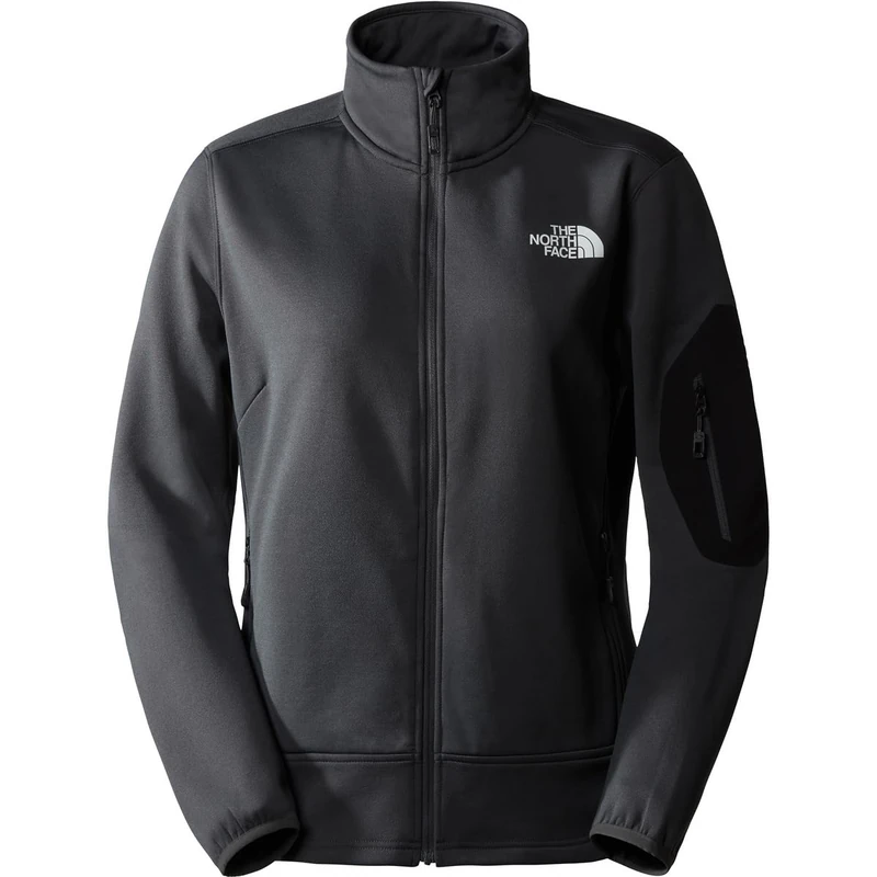 THE NORTH FACE Women's Mistyescape Jacket, Asphalt Grey/TNF Black, XS