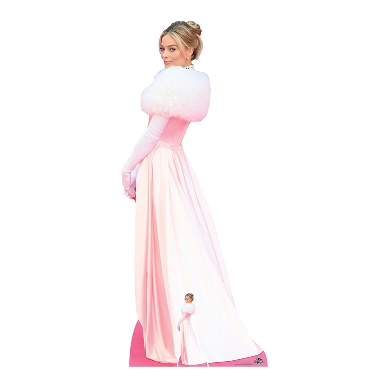Star Cutouts CS1225 Margot Robbie Pink Dress Cardboard Cutout