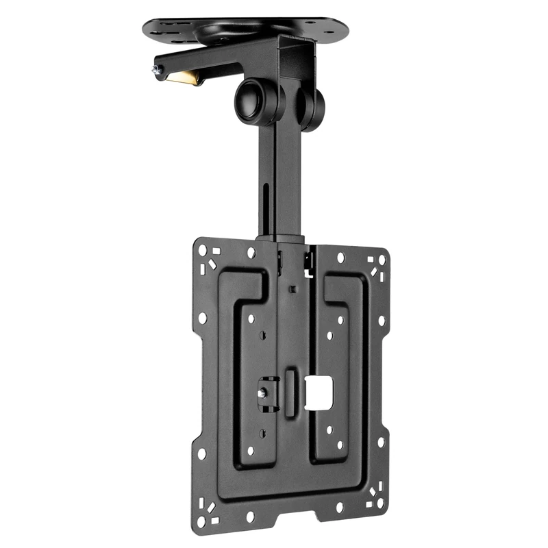 RICOO Ceiling TV Bracket D0422, Flip Down, Swivel 19"-43" Screen Ceiling Mount with max VESA 200x200, Adjustable Height and Tilt, Universal Compatibility