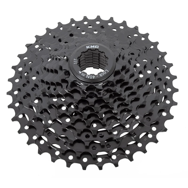 KMC React 10 Speed Cassette, Black, 11/36T - Image 1