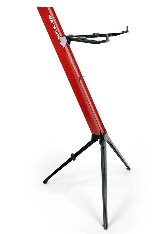 Stay Music - Intruder Series - Single Tier Keyboard Stand including Carry Case - Red