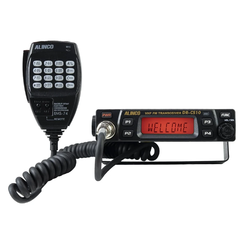 Alinco DR-CS10: A 60W VHF Radio Transceiver, VHF 136-174MHz, 200 channels, DMTF, with Various Scan Functions and PC Programmability
