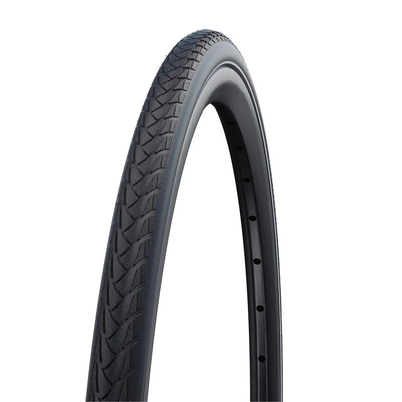 Schwalbe Marathon Plus Wheelchair Tyre, Black/Reflective 25-540 (24x1.00) - Image 1