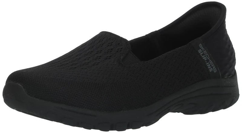 Skechers Womens/Ladies Reggae Fest 2.0 - Guiding Wide Shoes (7 UK) (Black)