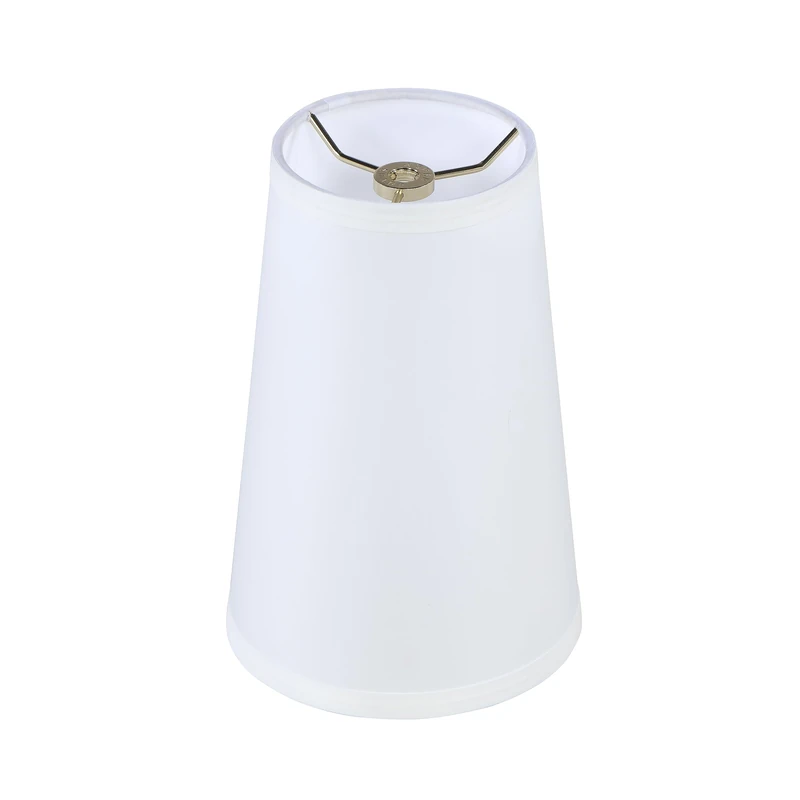Aspen Creative 32164 Transitional Empire Shape Spider Construction Lamp Shade in Off White, (4 1/4" x 6" x 9")