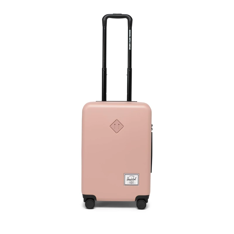 Herschel Hardshell Luggage with 360 Spinning Wheels, Retractable Telescopic Handle, Ash Rose, L, Hardshell Luggage with 360 Spinning Wheels, Retractable Telescopic Handle
