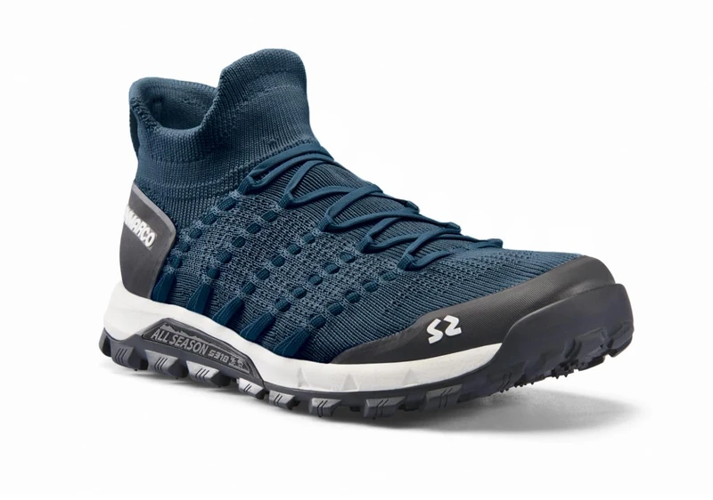 San Marco Men's Sock Trekking Shoe, Marine, 8 UK