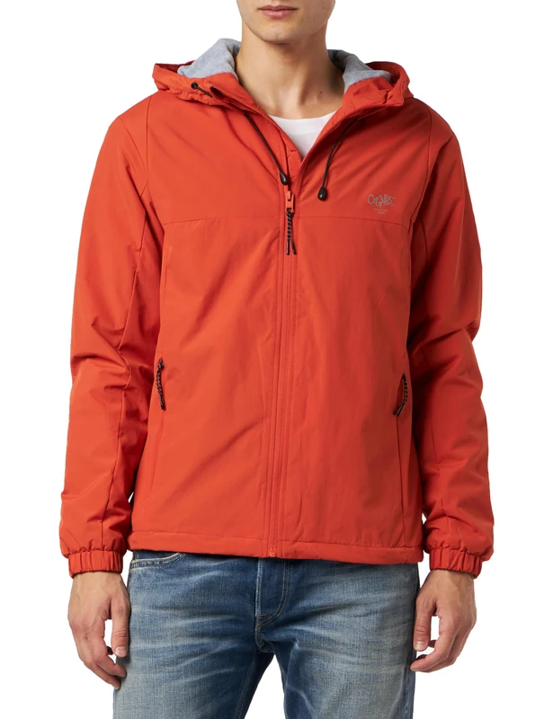 JACK & JONES Men's Jorcamper Jacket, Burnt Ochre, XL - Image 1