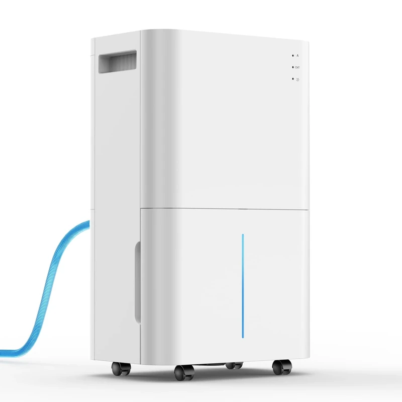 HUMILABS 20L Dehumidifiers for Home, Drying Clothes, 24H Timer, Low Energy, 4L Water Tank, Sleep Mode, Air Purification, Drain Hose, Auto Defrosting, Child Lock, Continuous Drainage