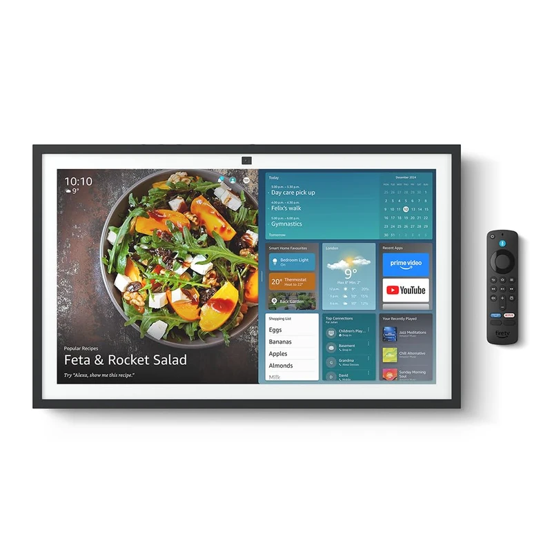 Certified Refurbished Introducing Amazon Echo Show 21 | A stunning 21" smart display with built-in Fire TV, powerful vibrant sound, immersive HD streaming, and Alexa