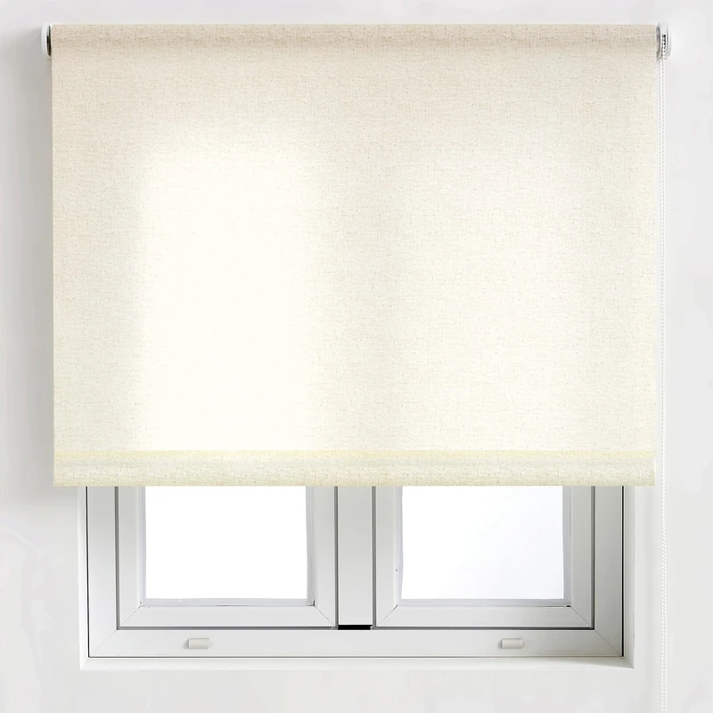 Blindecor Ara Pisa Arena | Translucent Roller Blind - 80 x 190 cm (Width x Height) | Approximate Fabric Size 77 x 185 cm | Window Blinds - Image 1