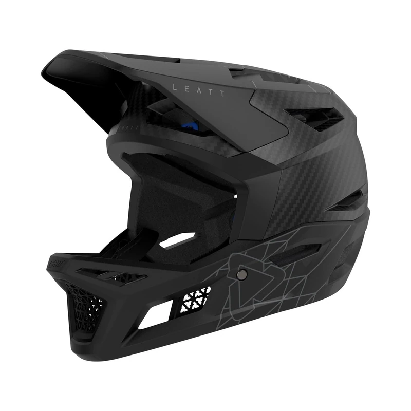 Leatt 6009554001758 Casque MTB Gravity 6.0 Carbon Stealth-M 57-58 cm, Multicoloured, One Size