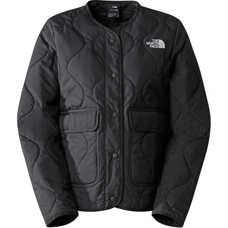 The North Face Women's Ampato Quilted Liner Jacket, Tnf Black, XL