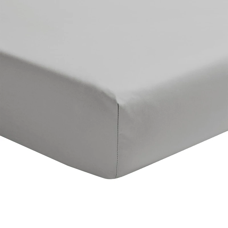 Essix - Adjustable Cotton Percale Fitted Sheet with Head and Foot - 2 x 80 x 200 cm