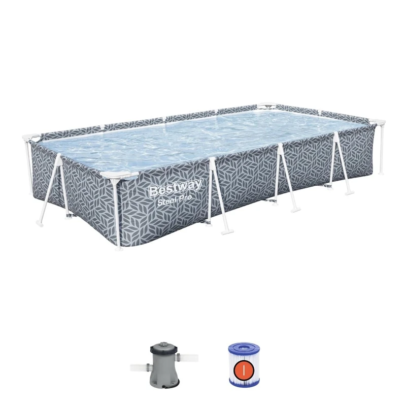 Bestway Steel Pro Rectangle Above Ground Pool - 3.66m x 2.01m