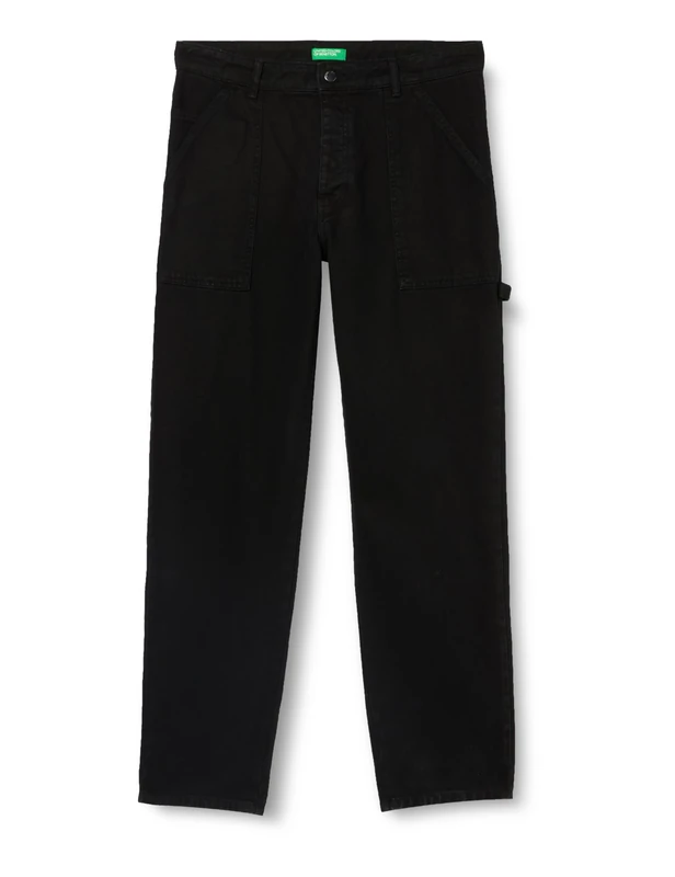 United Colors of Benetton Trousers, Black, 38 - Image 1