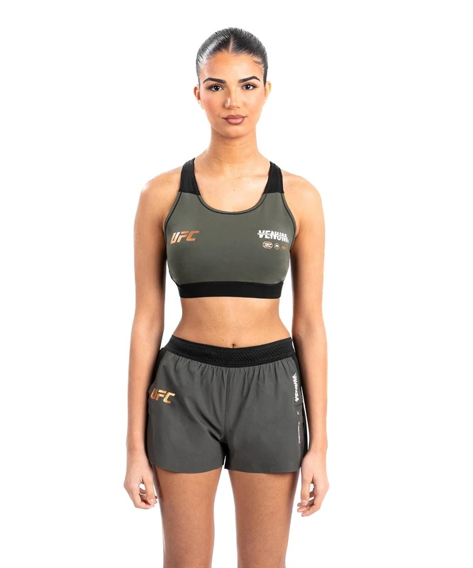 Venum, UFC Adrenaline Fight Week Women’s Performance Short, Women's, XS, Khaki - Image 1
