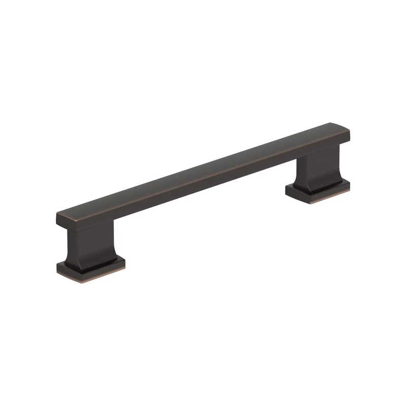 Amerock 10BX37092ORB | Oil Rubbed Bronze Cabinet Pull | 5-1/16 inch (128mm) Center-to-Center | 10 Pack | Triomphe | Furniture Hardware
