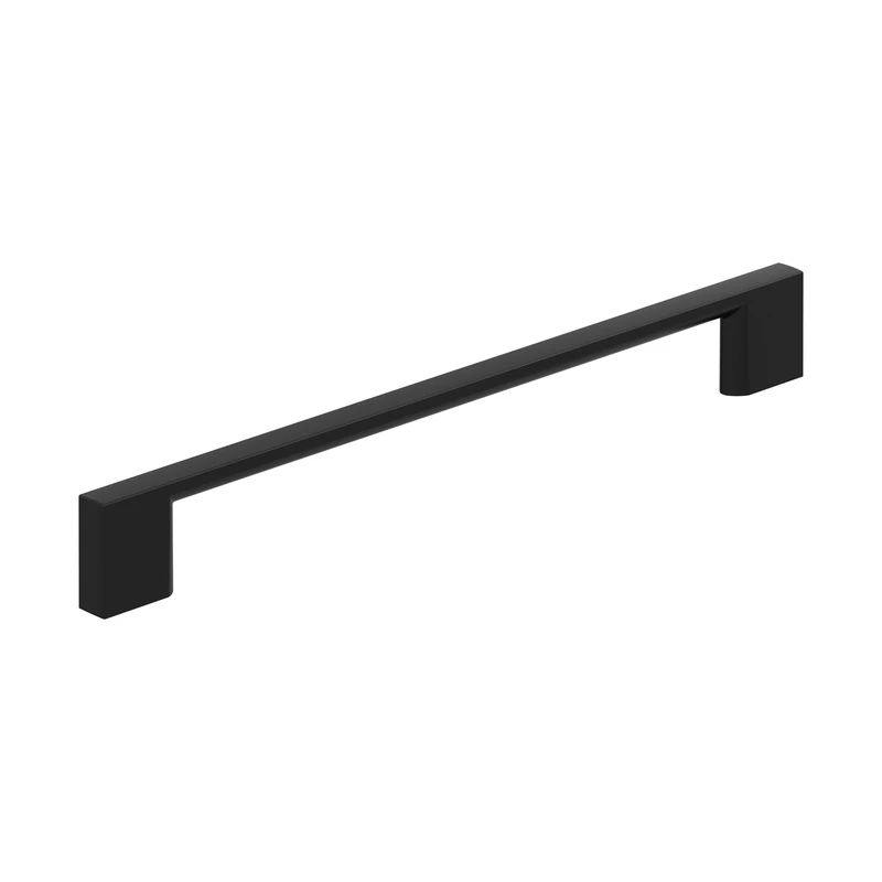 Amerock 10BX37134MB | Matte Black Cabinet Pull, Cabinet Knobs, Cupboard Handle | 7-916 inch (192mm) Center-to-Center | 10 Pack | Cityscape | Furniture Hardware