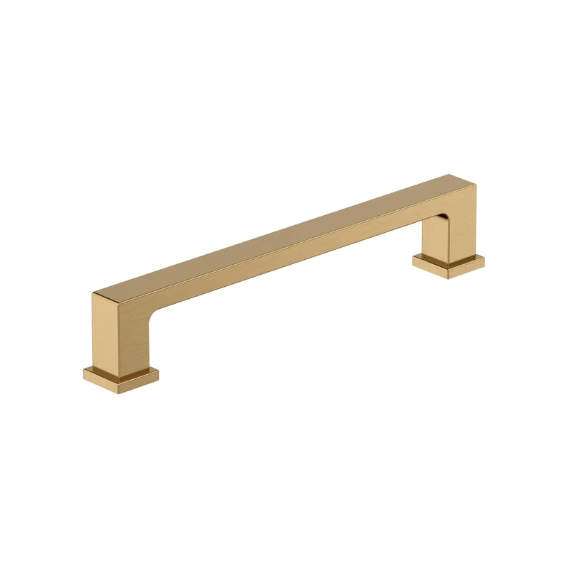Amerock 10BX37032CZ | Champagne Bronze Cabinet Pull Handle, Cupboard Handle | 5-116 inch (128mm) Center-to-Center | 10 Pack | Bridgeport | Furniture Hardware