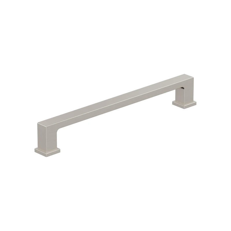 Amerock 10BX37033G10 | Satin Nickel Cabinet Pull | 6-5/16 inch (160mm) Center-to-Center | 10 Pack | Bridgeport | Furniture Hardware