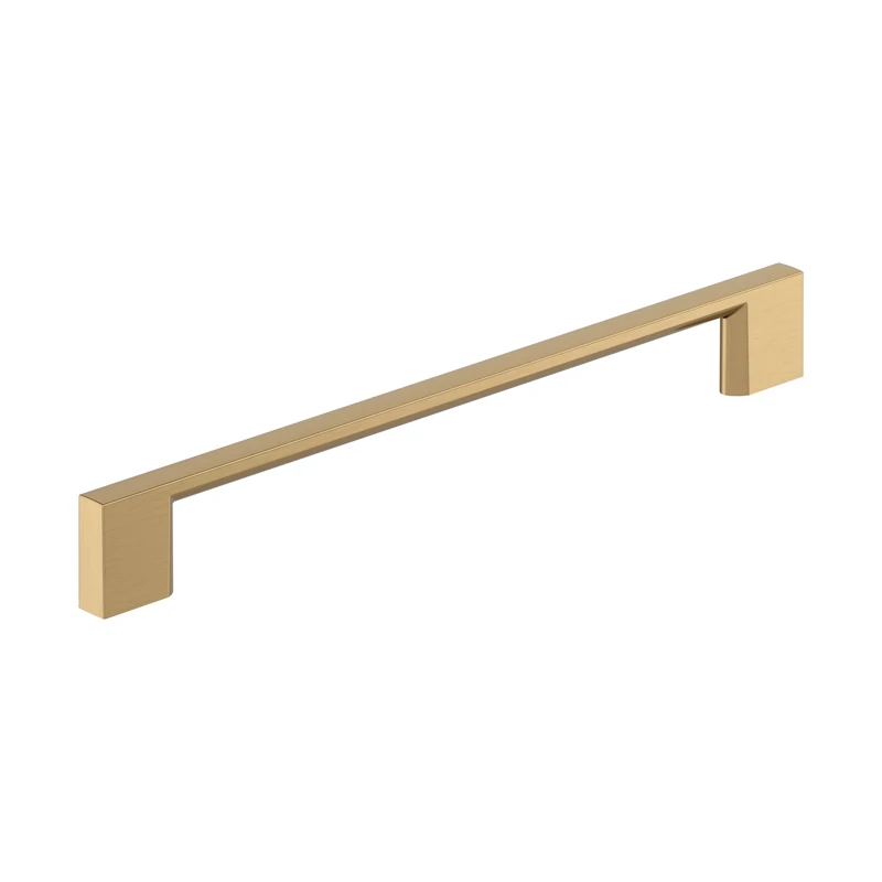 Amerock 10BX37134CZ | Champagne Bronze Cupboard Handle Cabinet Pull | 7-916 inch (192mm) Center-to-Center | 10 Pack | Cityscape | Furniture Hardware
