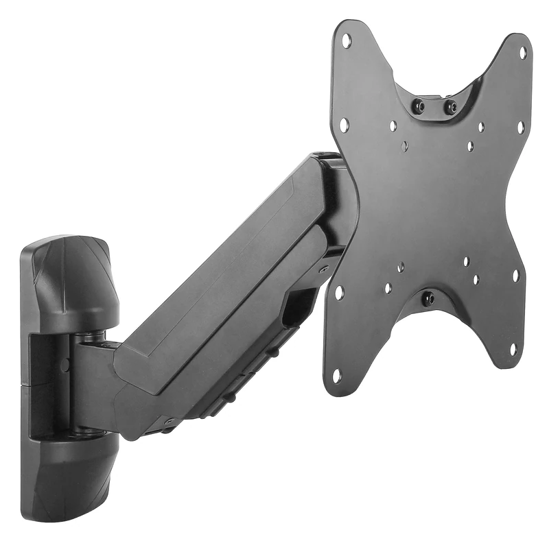 RICOO Monitor Wall Mount S4522, Ultimate TV and PC Monitor Wall Bracket for 23"-43" Screens. VESA 75x75mm to 200x200mm. Full Tilt, Swivel & Rotate. Gas Spring Height Adjustable. Load 5-30kg