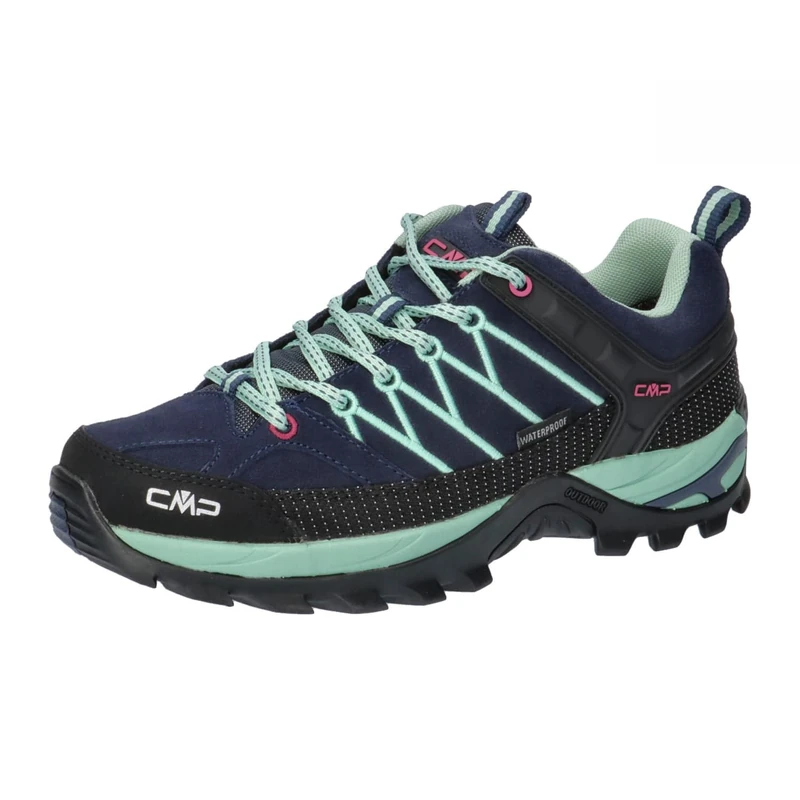 CMP Womens Rigel Low Wmn Trekking Shoes Wp, Blue-Acqua UK 5