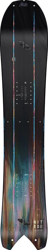 Nitro Snowboards Women's Squash Split W BRD '24, Splitboard, Tapered Swallowtail Splitboard, True Camber, All-Terrain