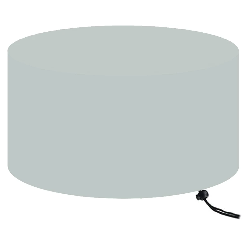 Garden Furniture Covers - Outdoor Set Covers, Waterproof, Tear Resistant 420D Oxford, Grey, Round (Ø260x45cm)