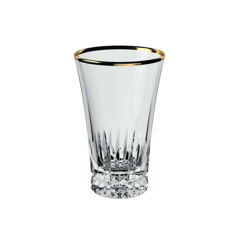 Villeroy & Boch - Grand Royal Gold Highball Tumbler Set with Gold Rim, Glasses for Cocktails and Long Drinks, 300 ml, Crystal Glass, Clear