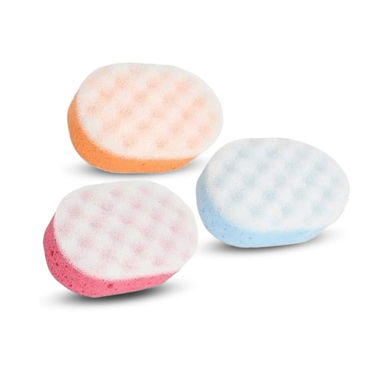 Bath Sponge Body Scrubber Random Colours (Pack of 12) - Super Soft Exfoliating Bath Sponge | Shower Sponge Shower Scrubber for Body | for Adults & Kids
