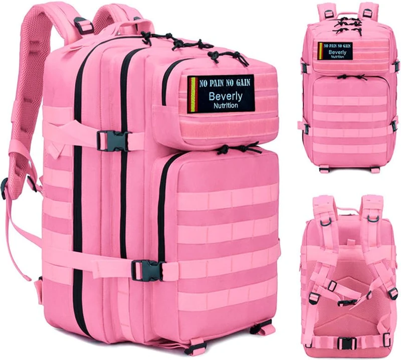 Beverly Nutrition USA Backpack 45L, Adults Unisex, Pink (Pink) - Image 1