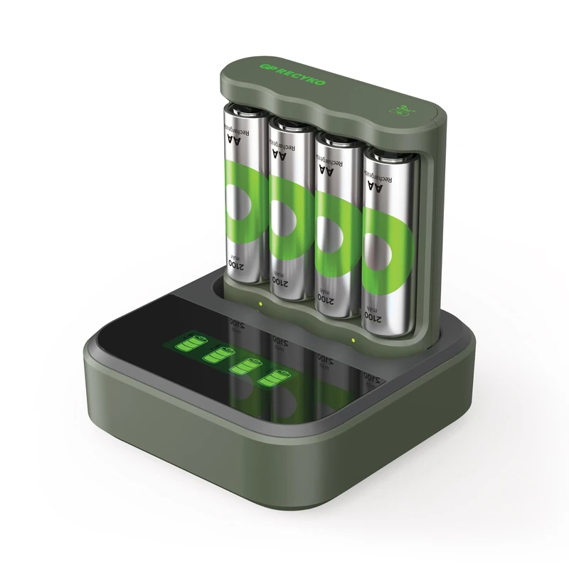 GP Charger RCK DE B441D 4X 2100 mAh AA - Image 1