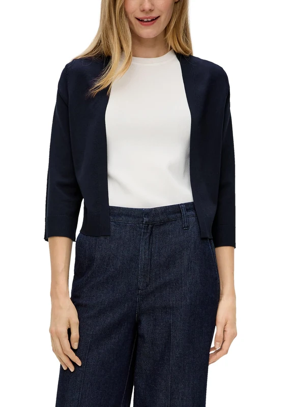 s.Oliver Women's 2145595 Cardigan Sweater, Blue 5959, 14 - Image 1