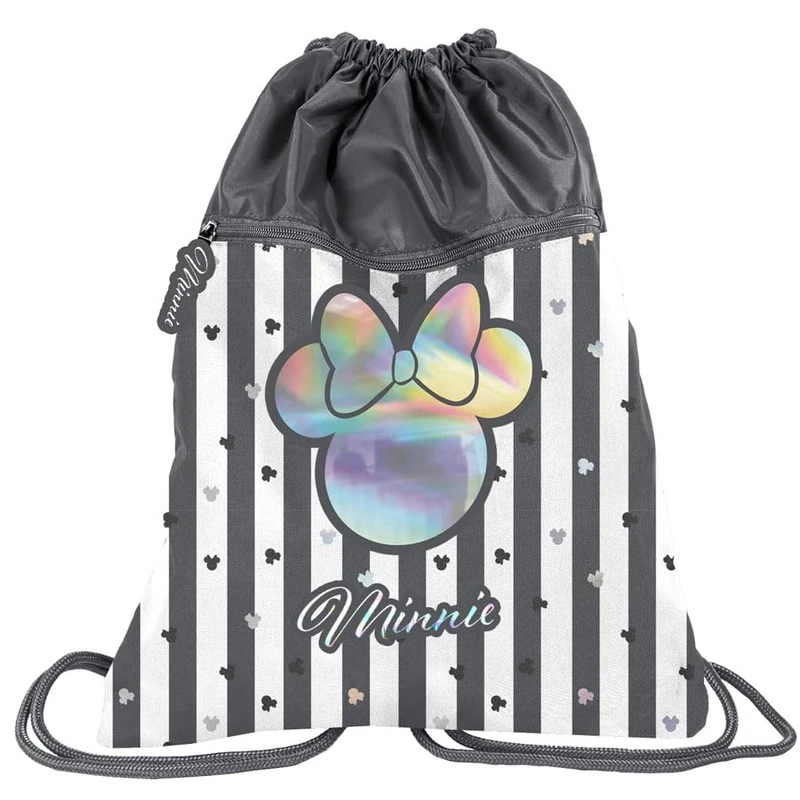 PASO DM22SS-1231 BeUniq MINNIE SILVER Wheeled School Backpack, Multi-Colour, multicoloured, 46 x 32 x 18 cm, Designer
