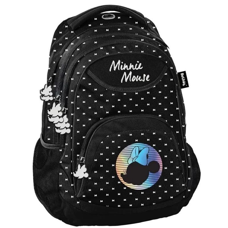 PASO DM22UU-2708 BeUniq Minnie Black School Backpack, Multicoloured