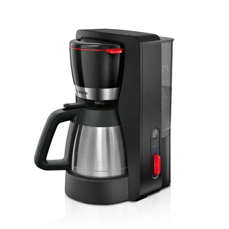 Bosch Hausgeräte-Store MyMoment TKA3M134 Coffee Maker, 1 Litre Vacuum Jug, 8-12 Cups, Drip System, Swivel Filter Holder, Descaling Program, Removable Water Tank, 1200 W,